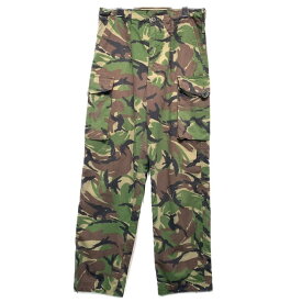 COMBAT TROUSERS　コンバットトラウザーズ　イギリス軍　ミリタリーパンツ　dc2a/2000　イギリス軍　UK　腰ひも付き　軍パン　ミリパン　迷彩　カモフラ柄　古着