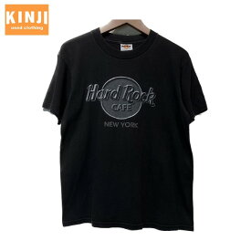 Hard Rock CAFE　Tシャツ　半袖　カットソー　トップス　クルーネック　プリント　NEW YORK　NY　古着