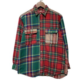 MIKI HOUSE MEN'S　ネルシャツ　長袖　フランネル　トップス　チェック　レギュラーカラー　胸ポケット　日本製　古着