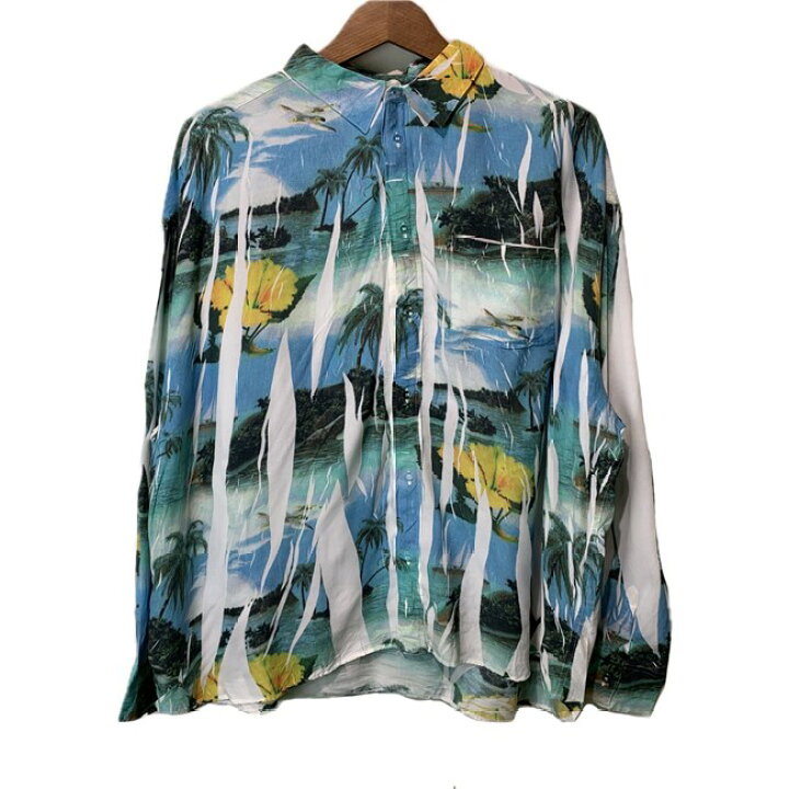 楽天市場】doublet 柄シャツ 長袖 トップス レギュラーカラー フェイク 