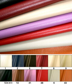 ストレッチライトレザー 135cm幅【全12色】【30cm以上10cm単位 メール便1m未満可】【日本製/定番/ハンドメイド生地/フェイクレザー/合成皮革布/布/布地/生地/レザー/薄地/資材/張替/雑誌掲載/手芸/ハンドメイド/ソーイング/キンカ堂】