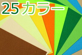 【フェルト】カラーフェルト　アイロン接着フェルトピッタ【全25色-2】【メール便対応】【アイロン接着/15cm】