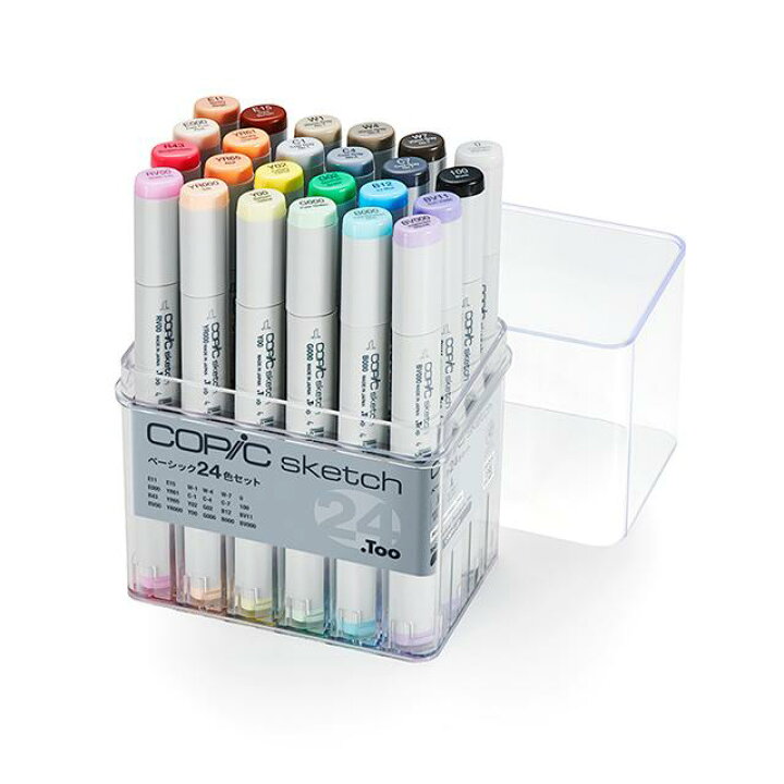 楽天市場】コピックスケッチ ベーシック24色セット : 田中金華堂 楽天 