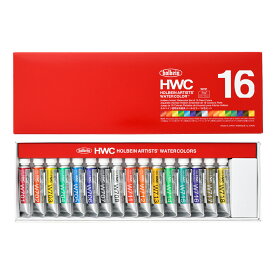 ホルベイン透明水彩絵具　パールカラーズ16色セット　W791
