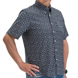 カジュアルシャツ メンズ 半袖 メンズクラブジーンズ 立ち襟 ボタンダウン ワイシャツ カッターシャツ 誕生日 プレゼント 送料無料