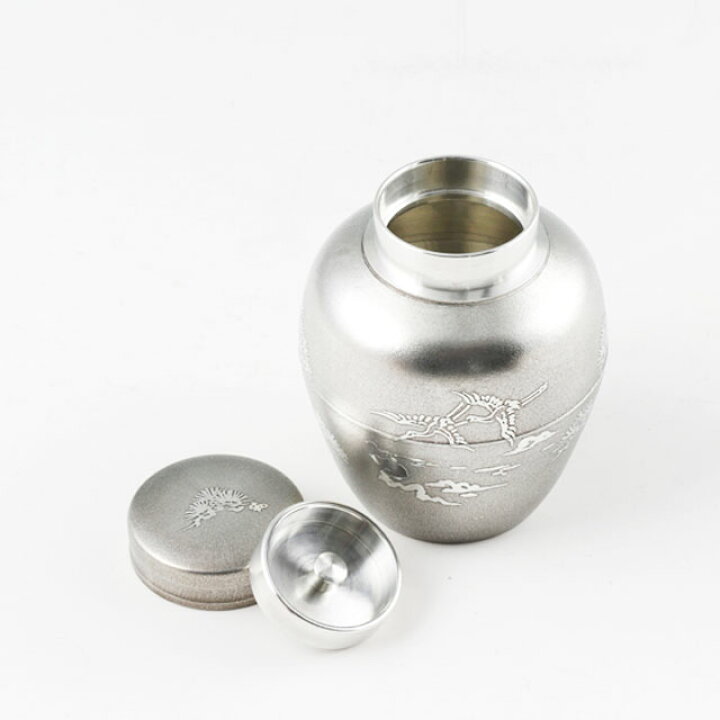 楽天市場】受注生産 薩摩錫器 錫 茶壷 鶴 イブシ加工 120g 5-2 岩切美 