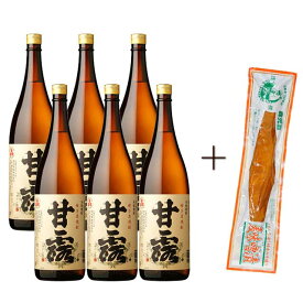 甘露 25度 1800ml×6本・麦みそ一本漬け 200g付 芋焼酎 種子島 高崎酒造　※北海道・東北エリアは別途運賃が1000円発生します。※北海道・東北エリアは別途運賃が1000円発生します。