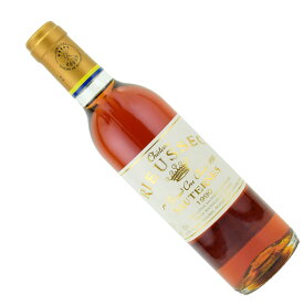 シャトー・リューセック　1990（平成2年）　375mlハーフボトル　貴腐ワイン　ソーテルヌ　格付1級Chateau Rieussec Sauternes デザートワイン 極甘口