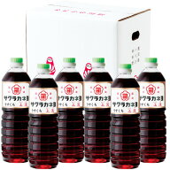 鹿児島特有の甘口しょうゆ。 薩摩の料理に欠かせない軽やかな芳香とスッキリした味わい。サクラカネヨ　…