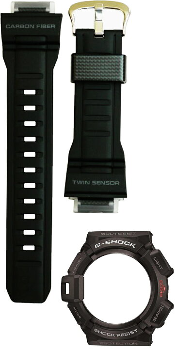 楽天市場】カシオ [CASIO] GW-9300用ベゼル・カーボンベルト交換修理 