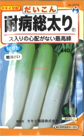 【代引不可】【送料5袋まで80円】 □耐病総太り大根