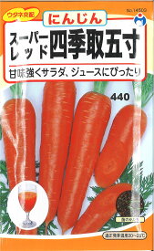 【代引不可】【送料5袋まで80円】 □スーパーレッド四季取五寸にんじん