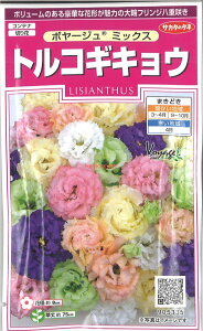 【代引不可】【送料5袋まで80円】 □トルコギキョウ ボヤージュミックス