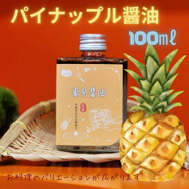 パイナップル醤油(100ml/本) 台湾食品 アジア食品 調味料 醤油 ギフト 贈り物 プレゼント 美味しい 料理 アレンジ 肉料理 魚料理 煮物