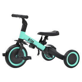 10日限定！ポイント20倍！【楽天1位】子供用三輪車 4in1 4WAY 足けりバイク 押し棒付き ランニングバイク 1歳 2歳 3歳 4歳 5歳 自転車 おもちゃ 乗用玩具 幼児用 軽量 可愛い キッズバイク お誕生日 こどもの日 クリスマス プレゼント ギフト お