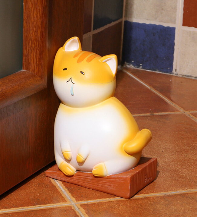楽天市場】ドアストッパー 可愛い アニマル 猫 玄関 おしゃれ 