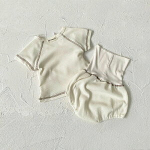 セレモニードレス 男の子 女の子 夏 半袖 春 新生児 退院 お宮参り 退院着 セットアップ ベビースーツ ベビー服 ワッフル セット ベビー 帽子 ボンネット 上下セット 赤ちゃん 腹巻き 子供服