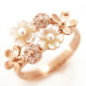 楽天市場 指輪 リング 種類 宝石 シェル モチーフ花 レディースジュエリー アクセサリー ジュエリー アクセサリー の通販