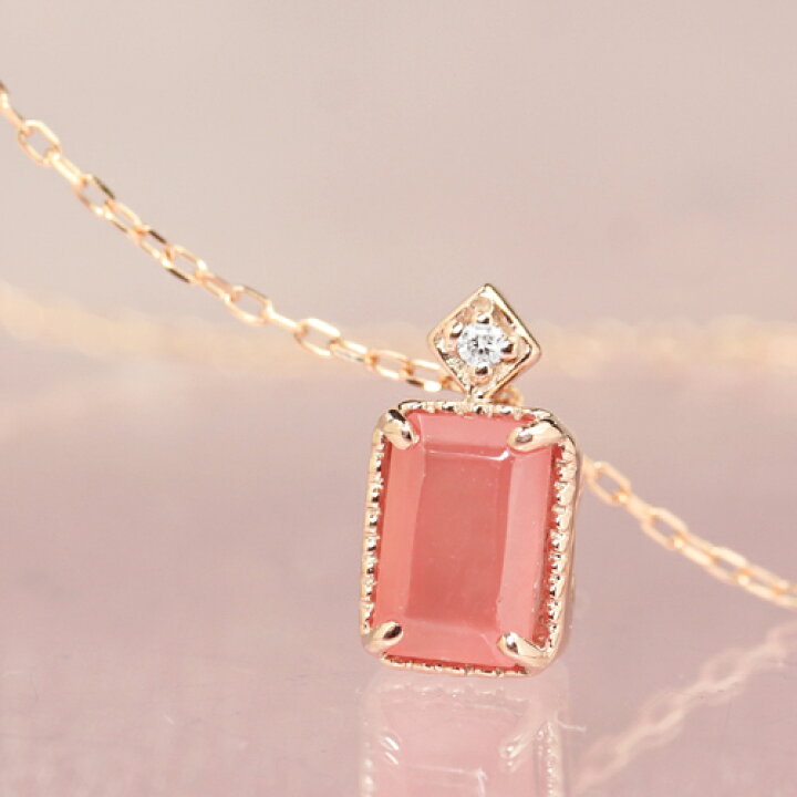 楽天市場】インカローズ ダイヤモンド ロードクロサイト K10 ピンク  