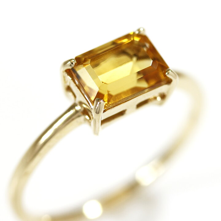 楽天市場】【6/3価格改定】1ct相当 シトリン K10イエローゴールド  