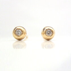 【あす楽対応】セカンドピアス18K18金軸太ダイヤモンドレディース・ソスタンツァピンクゴールドイエローゴールドホワイトゴールドスタッドピアスシンプル普段づかいK18天然石ピアスポストが太いピアスポストが長いピアスホール安定【楽ギフ_包装】