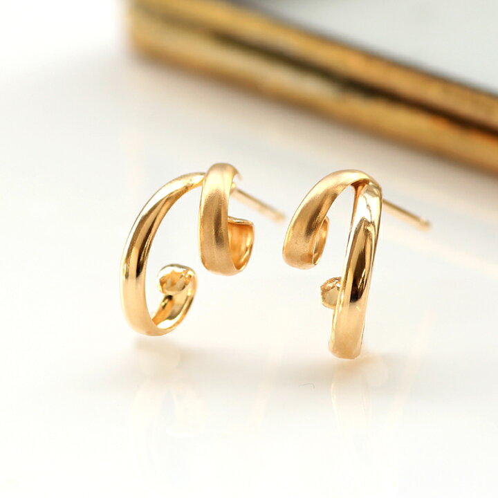 楽天市場】【3日以内出荷】K18ゴールドピアス・セレブリティ 18K 18金 