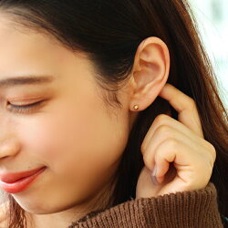 セカンドピアス軸太0.8mm長さ12mm18Kレディース0.04ctダイヤモンドゴールド・モアソスタンツァ18金地金シンプルポストが太いポストが長いピアスホール安定誕生日プレゼント女性可愛いピアス福耳おすすめ人気