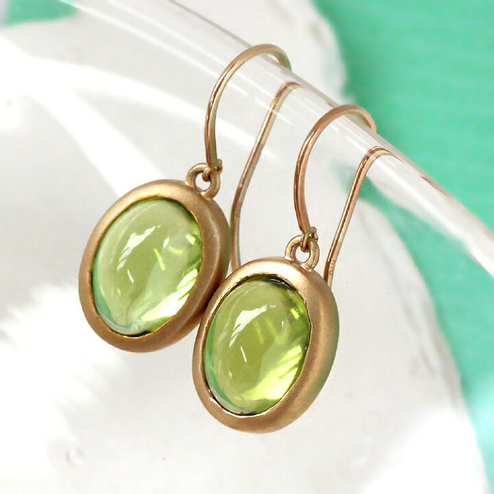 楽天市場】【3日以内出荷】大粒 カボションカット ペリドット 10K  