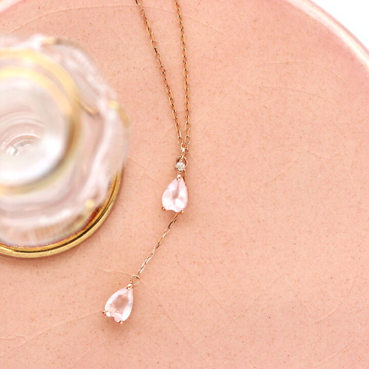 楽天市場】【3日以内出荷】桜の花びら ネックレス 18K レディース 