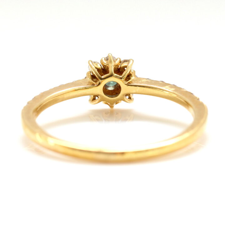 楽天市場】天然アレキサンドライト ダイヤモンド K18 イエローゴールド  