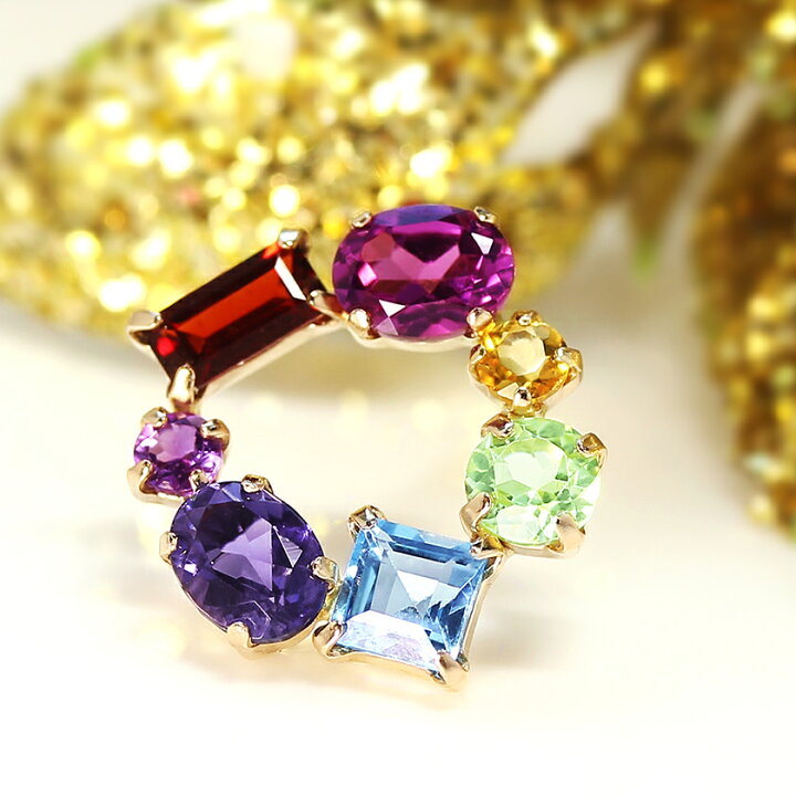 楽天市場】【3日以内出荷】【片耳】7色アミュレット マルチカラー  