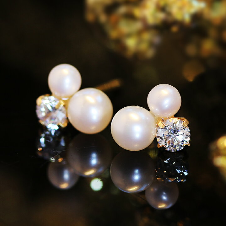 楽天市場】【3日以内出荷】セカンドピアス レディース 18K 軸太0.8mm  