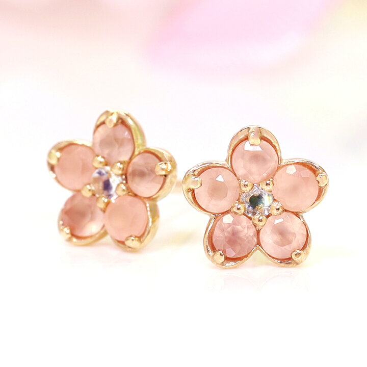 楽天市場】【11/12価格改定】【3日以内出荷】桜ピアス 10K 18K 北海道 