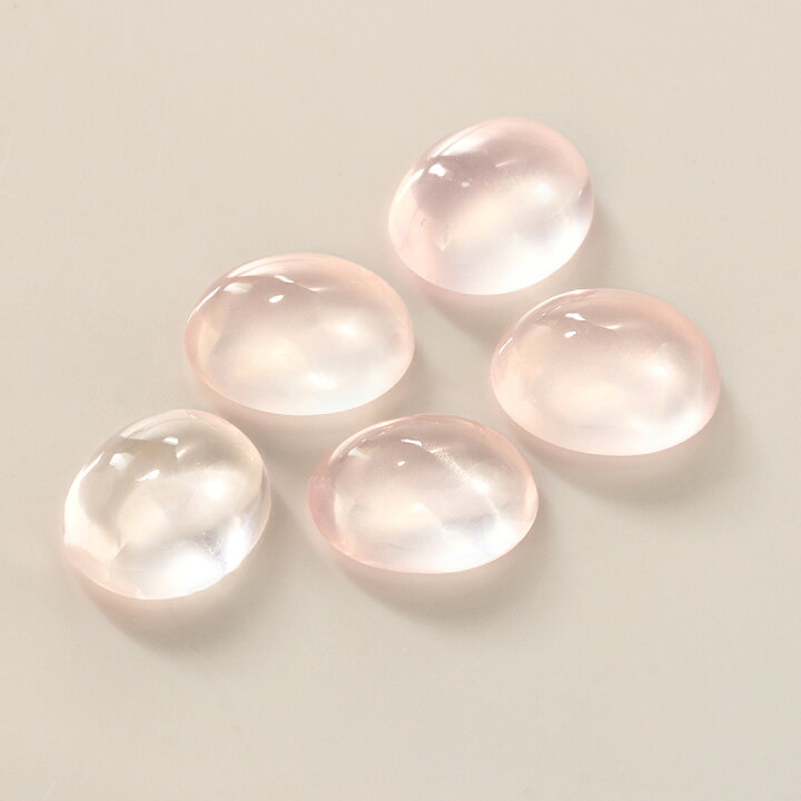 楽天市場】ローズクォーツ カボションカット 大粒リング「ハウ」10K  