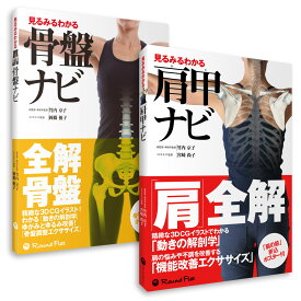 【2冊セット10％OFF】「骨盤ナビ＋肩甲ナビ2冊セット」 骨盤 ゆがみ ゆるみ 肩 関節 動き 送料無料 【単品合計税込価格7040円】