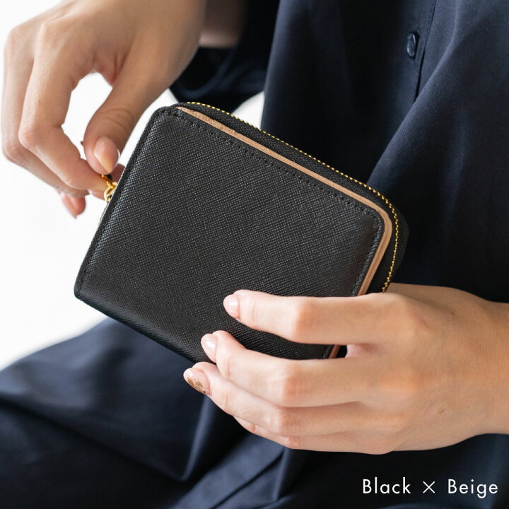 楽天市場】【MURA】二つ折り財布 財布 レディース ミニ財布 ツートン  