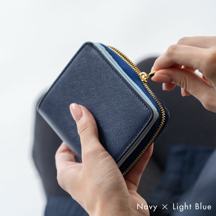 楽天市場】楽天1位&3冠【高級サフィアーノ&ゴートレザー】二つ折り財布  