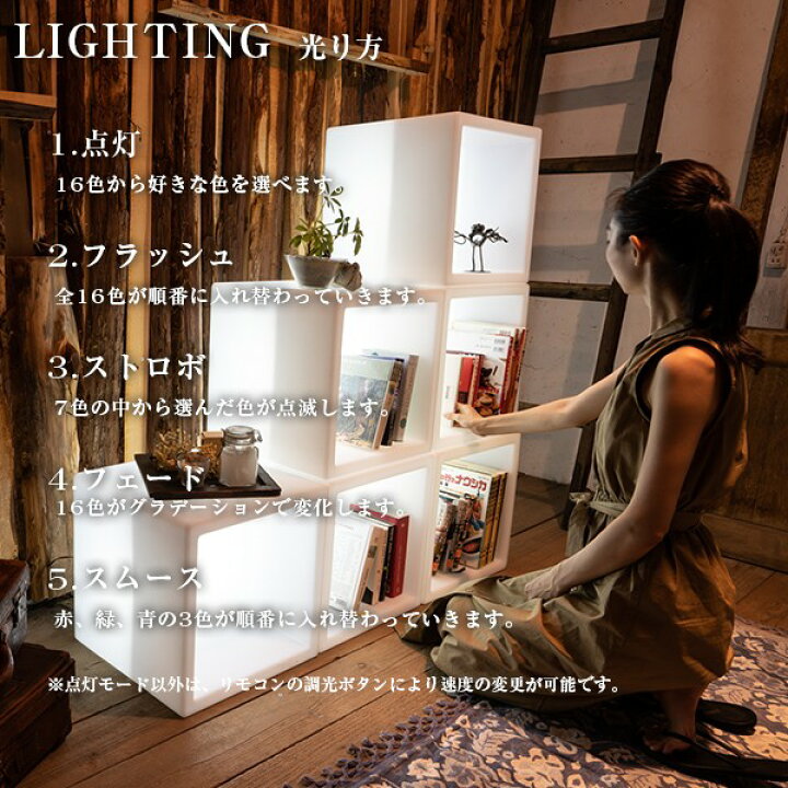 楽天市場】LEDで光る棚 POLARIS（ポラリス）6個セット【一年保証 