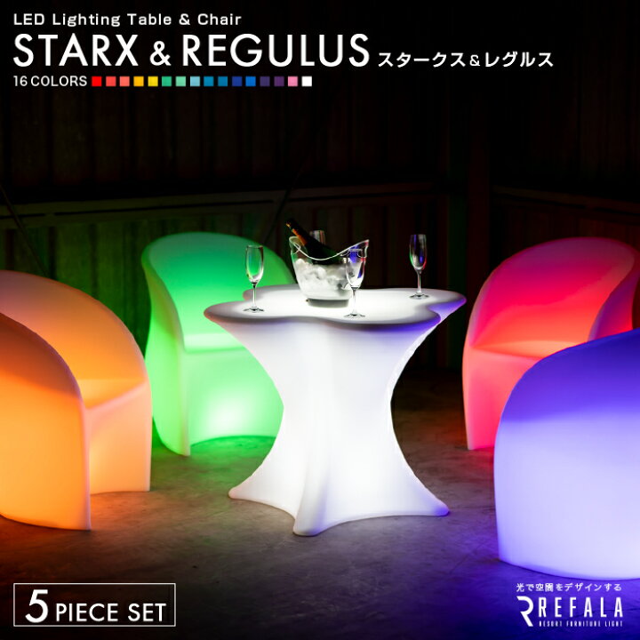 楽天市場】《5点セット》STARX & REGULUS【一年保証】〔 光る 