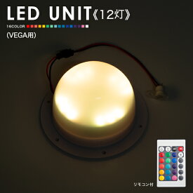 LEDユニット 12灯（VEGA用） 充電式【led 手作り ランプ　イルミネーション 屋外 光る玉 結婚式 調光 ランタン 照明 間接照明 オブジェ ライト ルームライト 送料無料 演出 北欧 お洒落 BAR クラブ 光る 家具 光る グッズ デザイン】