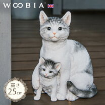 楽天市場】置物 猫 親子の通販
