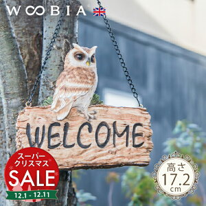 yX[p[Z[ ő10%OFF zEFJv[gAEs tNE (17.2cm)tk WOOBIA E[rA EFJ  welcome u K[fjO ӂ낤 u k  K[fG  K