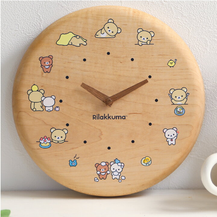 警察グッズ販売店 有富商会 / 警察リラックマ掛時計 【在庫限り】 