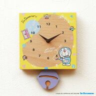 【マラソン中P10倍】I’mDoraemon アイムドラえもん ドラえもん 木の時計 置き時計 掛け時計 お祝い プレ…
