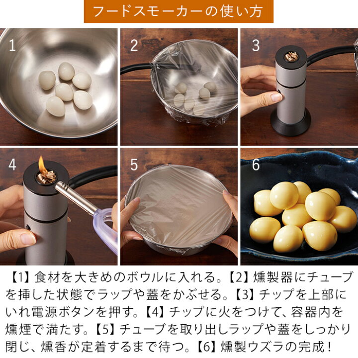 楽天市場 燻製器 Green House グリーンハウス フードスモーカー 家庭用 燻製器 乾電池式 コンパクト レシピ スモークチップ付き Gh Smkb Sv 小型 スタンドタイプ 家庭用 冷燻 燻製料理 お鍋 フライパンはキノオト