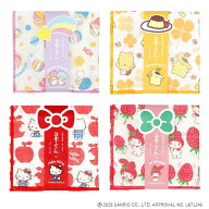 白雪友禅ふきん1枚 サンリオキャラクターズ ポムポムプリン キキララ ハローキティ マイメロディ コラボ …