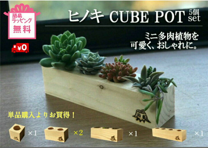 楽天市場 大山ひのきキューブポット5点セット福袋 送料無料 多肉植物 木製 植木鉢 ミニポット 北欧 印鑑立て デスクワーク 卓上 観葉植物 プランター おしゃれ 寄せ植え セダム ナチュラル クリスマス 印鑑スタンド ギフト Hole ヒノキ 桧 檜 ガーデニング キノオウチ 楽天市場 大山ひのきキューブポット5点セット福袋 送料無料 多肉植物 木製 植木鉢 ミニポット 北欧 印鑑立て デスクワーク 卓上 観葉植物 プランター おしゃれ 寄せ植え セダム ナチュラル クリスマス 印鑑スタンド ギフト Hole ヒノキ 桧 檜 ガーデニング キノオウチ
