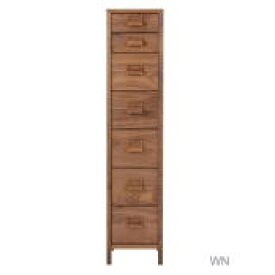 チェスト タンス ノステラ 幅30cm 7段 シンプル ウォールナット 引出し 取っ手 ラベル ナチュラル 国産 日本製【smtb-KD】