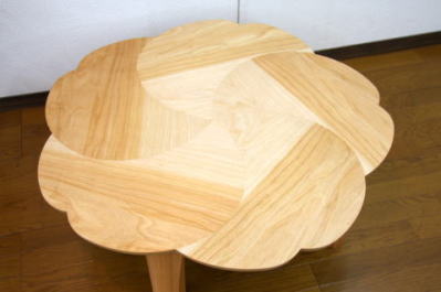楽天市場】テーブル リビングテーブル ローテーブル 座卓 桜 円形 丸型 