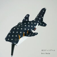 ジンベイザメ/ジンベエザメ/FW/FairwayWood/フェアウェイウッド/ゴルフ/ヘッドカバー/木の庄帆布《WhaleSharkFWFairwaywoodHeadCover》/木の庄帆布/木の庄/トランジット/フェアウェイウッド/ヘッドカバー